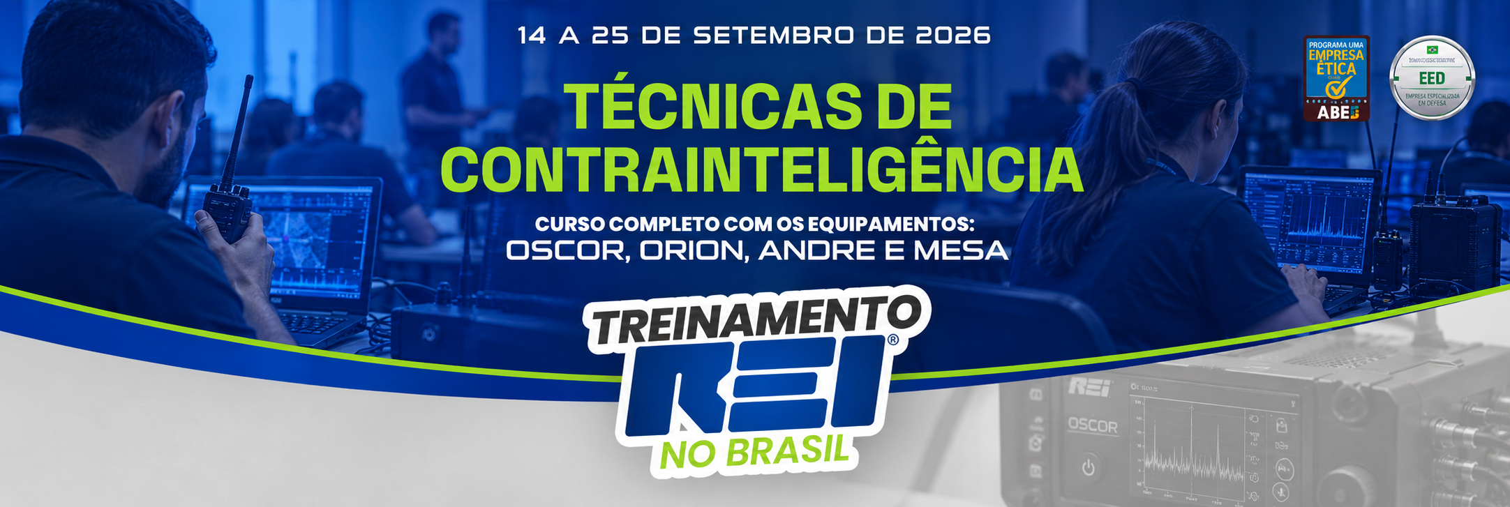 Curso 016.26 TREINAMENTO REI - SETEMBRO 2026